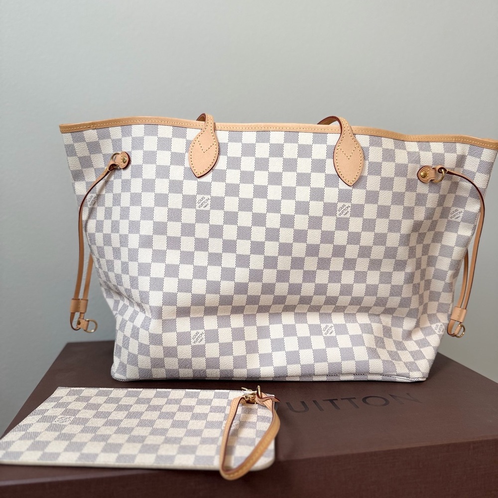 LOUIS VUITTON NEVERFULL GM DAMIER AZUR